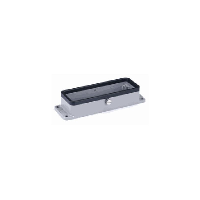 Embase encastrée 24B, Aluminium moulé sous pression, acier inoxydable, IP65, Sortie basse